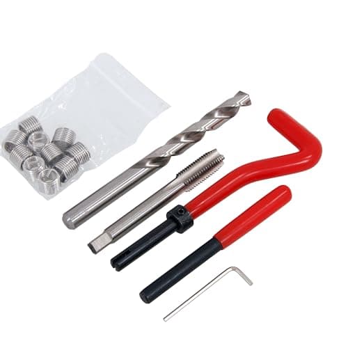Image of Neilsen CT2745-15pc M10 Thread Repair Kit with Break Pin Tool, Twist Drill and Tap for Restoring Damaged Threads