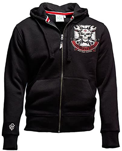 Image of West Coast WCC Choppers Hoodie Mechanic Zip Black-XXL