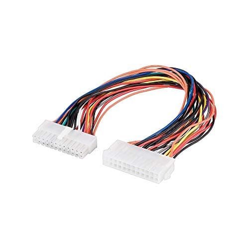 Image of Goobay 93239 24-pin ATX/eATX Power Extension Cable for PC Motherboard, 0.3m Length