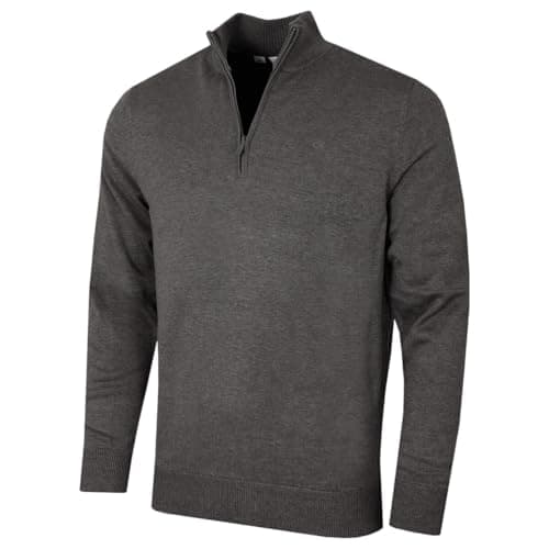 Image of Calvin Klein Mens Campus 1/2 Zip Sweater - Slate Marl - M