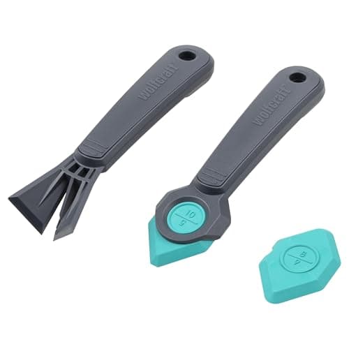 Image of wolfcraft “Renewing Joints” Kit, 4 Pcs. I 4334000 I for Scraping Out Old Silicone and Acrylic Joints and Smoothing New Ones
