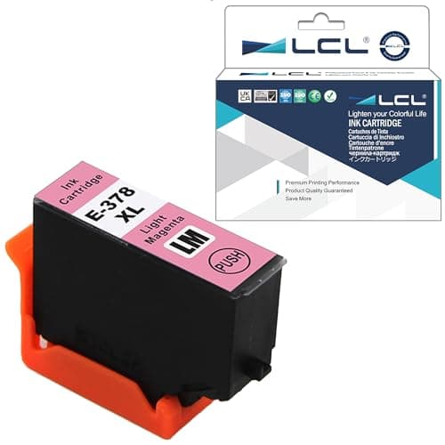 Image of LCL Compatible Ink Cartridge 378XL C13T37964010 (1 LIGHT Magenta) Replacement for Epson Expression Photo XP-8500 XP-8505 HD XP-15000 XP-8600 XP-8000 XP-8005