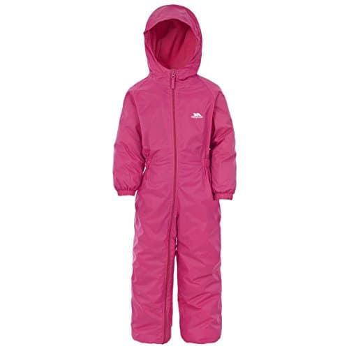 Image of Trespass Kids Unisex Dripdrop Padded Waterproof Rain Suit (7/8 Years) (Gerbera)