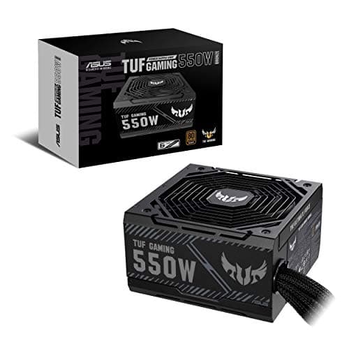 Image of ASUS TUF GAMING 550W Bronze PSU, Power Supply(Axial-tech fan design, Dual Ball Fan Bearings, 0dB Technology, 80 PLUS Bronze Certification, 80cm 8-pin CPU Connector, 6-year Warranty)