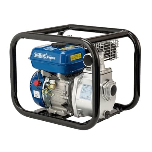 Image of Draper Expert 64065 Petrol Water Pump, 500L/Min, 4.8HP