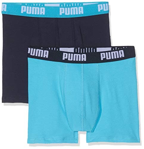 Image of Puma Boy's Basic Boxer 2p, (Bright Blue 789)
