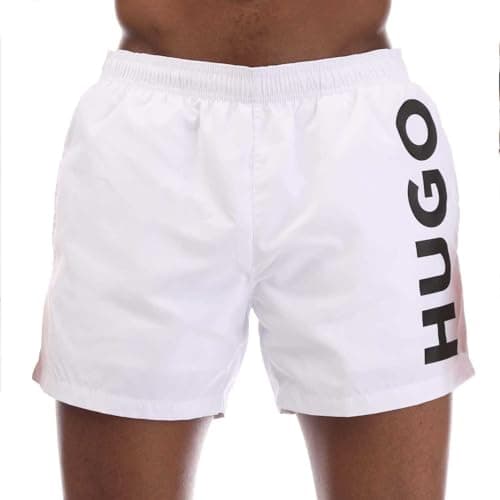 Image of Hugo Men's Abas 10257691 01 Swim_Short, 100White, S