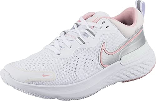 Image of Nike Women's React Miler 2 Running Shoe, Black/Hyper Pink-cave Purple, 3 UK