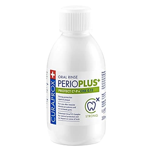 Image of Curaprox Perio Plus Protect Mouthwash – Oral Care for Gum Issues | Supports Plaque Control and Healing | 200ml Bottle | Designed in Switzerland