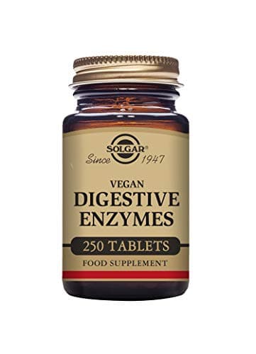 Image of Solgar Vegan Digestive Enzymes Tablets - Pack of 250 - Lactose Free - Digestion Support - Vegan & Gluten-Free