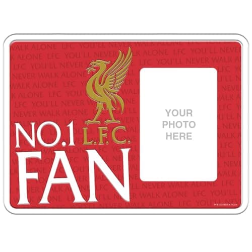 Image of Liverpool FC No 1 Fan Photo Frame Sign (One Size) (Red/White/Gold)