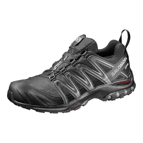 Image of Salomon XA Pro 3D Gore-Tex Waterproof Men's Trail Running and Walking Shoes, Stability, Grip, Waterproof and Long-Lasting Protection, Black, 10.5