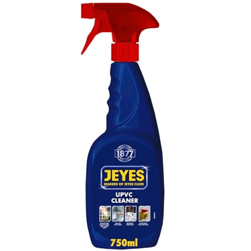 Image of Jeyes UPVC Cleaner 750ml – Bleach Free UPVC Cleaner for Windows and Doors – Removes Dirt, Mould & Marks – Ideal for Cladding, Gutters, Fascias & Outdoor Furniture – Safe for Regular Maintenance