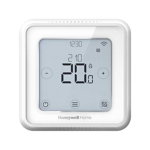 Image of Honeywell Home T6 Smart Thermostat — WiFi, App-Enabled for Savings and Efficiency — Compatible with HomeKit, Google Home, Alexa and IFTTT, White (1 Piece)