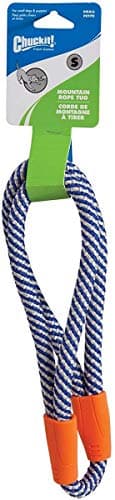 Image of ChuckIt! Mountain Rope, Durable Tug Fetch Throw Rope Dog Play Toy, Blue & White, Small, assorted colours