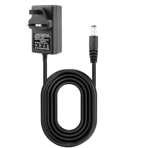 Image of 12V 3A Power Supply Adapter, AC/DC Adapter 100-240v 50/60hz with 5.5mm x 2.1mm Plug, Wall Charger Cable for LED Strip Light CCTV Security Camera Router Monitor (36W)
