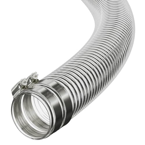 Image of 19MM ID - 30 METRE Clear PVC Flexible Conduit Outdoor Cable Coil - Underground Burial, External Trunking, Electrical Ducting, Hose Pipe Wire Protection with 2 Clips