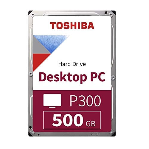 Image of Toshiba P300 500GB 7200RPM 3.5" SATA HDD 'Bulk' (HDWD105UZSVA)