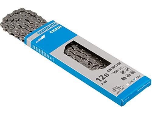 Image of SHIMANO Deore CN-M6100 Deore chain with quick link, 12-speed, 126L silver,ICNM6100126Q