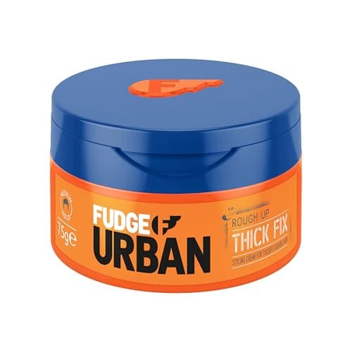 Image of Fudge Urban Thick Fix Styling Cream 75ml – Instantly Thicker, Fuller Hair for Fine & Short Styles, Lightweight Matte Finish, Non-Greasy Flexible Hold