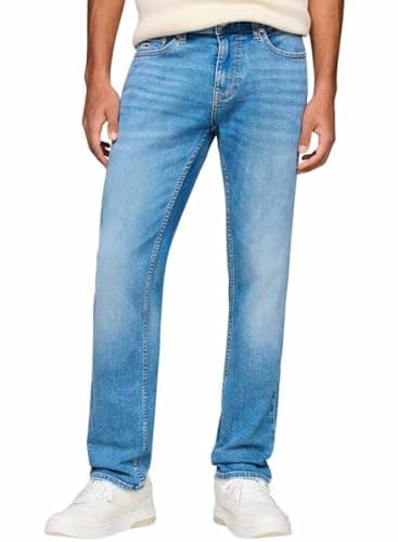 Image of Tommy Jeans Mens Scanton Ch0237 Dm0dm20202 Slim, Blue, 36W / 32L UK