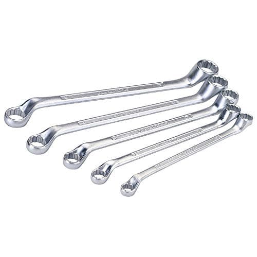 Image of Draper 35089 Cranked Metric Ring Spanner 5 Piece Set