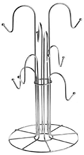 Image of Premier Housewares 8 Cup Mug Tree - Chrome, Silver