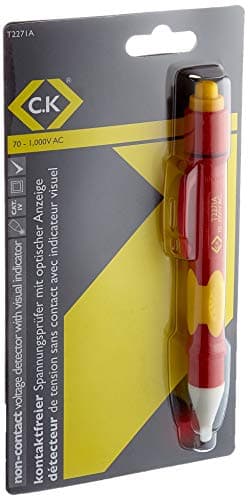 Image of C.K T2271A Non-Contact Voltage Detector with Visual Indicator,Red