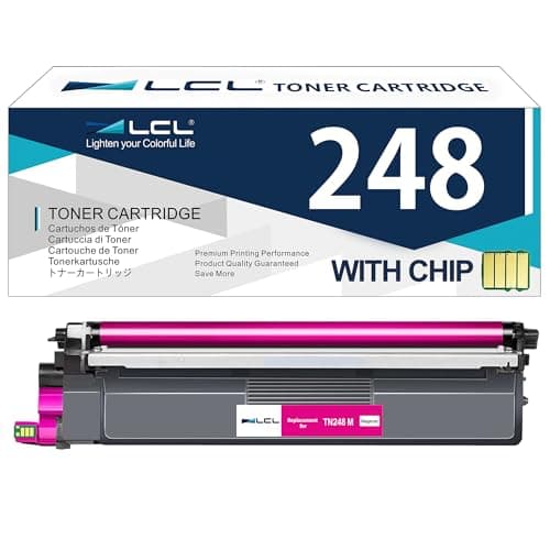 Image of LCL TN248 Toner Cartridge Replacement for Brother TN248 TN-248 TN248M TN-248M for DCP-L3520CDW DCP-L3520CDWE HL-L8230CDW MFC-L3740CDW HL-L3220CW MFC-L8390CDW (1 Magenta)
