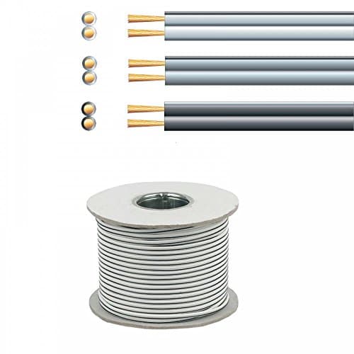 Image of Mercury 2 x (7 x 0.18 mm) 100 m Standard Figure 8 Speaker Cable - Grey/Black