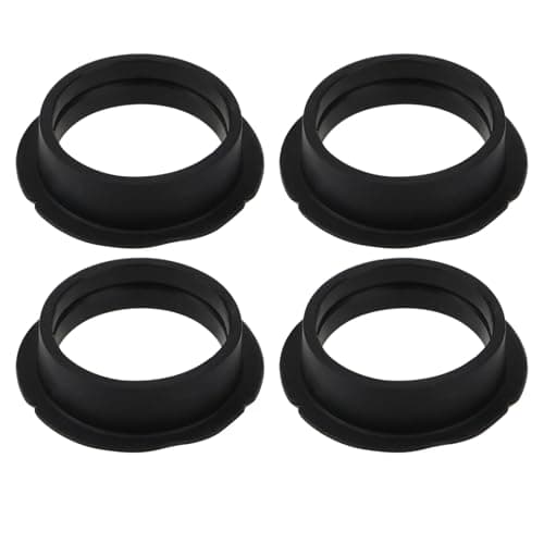 Image of VGOL 4pcs Car Parking Sensor Seal Rings Silicone Seal Rings 1T0919133C 9B9 Compatible with Audi Compatible with VW Compatible with Skoda Black
