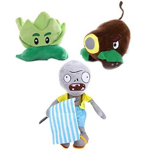 Image of 7" Fire Pea Shooter Plants VS Zombies Plush Toys PVZ 1 2 Stuffed Soft Doll Pea Fire Plant Toy