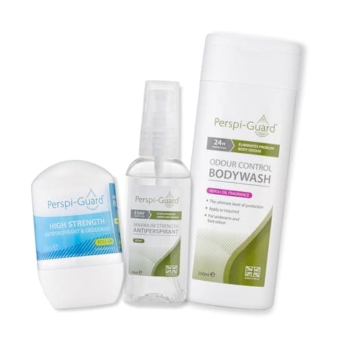 Image of Perspi-Guard 3-Step Anti Sweat Bundle, Neroli Scented Body Wash 200ml, 48-hour Roll On Deodorant & Antiperspirant, Strong Antiperspirant Spray 50ml