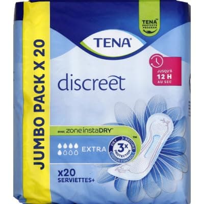 Image of Tena Extra Discreet Pack of 20