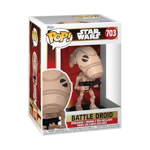 Image of Funko POP! Star Wars: Episode 1 The Phantom Menace Anniversary - Battle Droid - Collectable Vinyl Figure - Gift Idea - Official Merchandise - Toys for Kids & Adults - Movies Fans