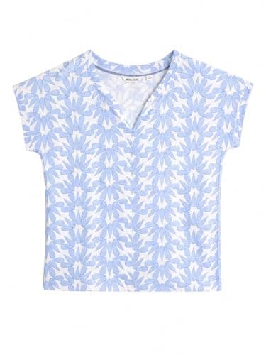 Image of White Stuff Women's Nelly T-Shirt, Blue Pr, 14