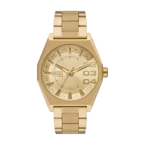 Image of Diesel Watch for Men Scraper Quartz/3 Hand movement 43mm case size with a Stainless Steel strap DZ2173