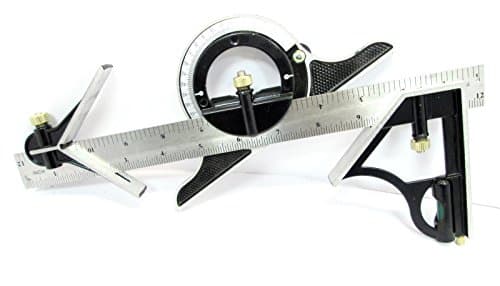 Image of 12" 300mm Combination Square Adjustable Protractor Measuring Angle Finder WW017