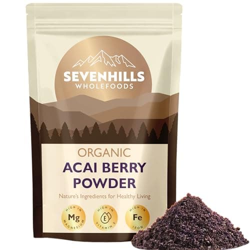 Image of Sevenhills Wholefoods Organic Raw Acai Berry Powder 100g, Freeze-Dried