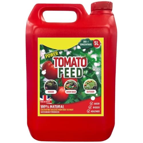 Image of Inovix® 5L Tomato Feed For Plants | Concentrated Tomato Plants Food | Organic Tomato Feed For Growbags, & Greenhouses | Peppers Cucumbers Aubergines Vegetable Fertiliser For Plants Healthy Growth