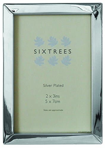 Image of Sixtrees Unisex Elite Square Edged Photo Frame 2x3 - Silver