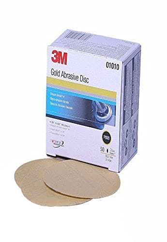 Image of 3M Hookit Gold Disc, 01010, 3 in, P800, 50 discs per carton
