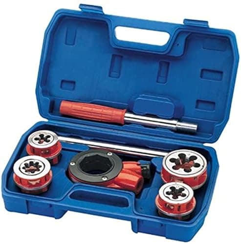 Image of Draper 22496 7 Piece Metric Ratchet Pipe Threading Kit