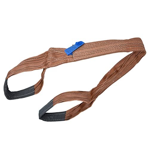 Image of FTVOGUE 150mm Flat Lifting Sling, PES Material, 6t Bearing Capacity, Ideal for Machinery and Port Use (#2)