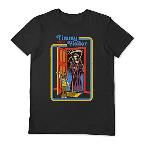 Image of Steven Rhodes T-Shirt with Timmy Has A Visitor Design, 100% Cotton - Official Merchandise
