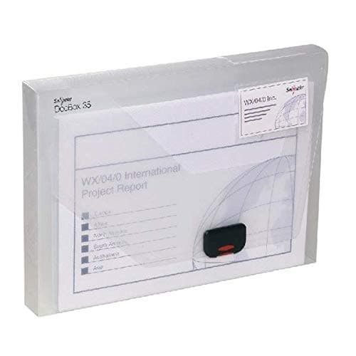 Image of Snopake 35mm Document Box A4 Clear 12861+ Finchley Pen Free