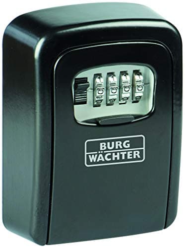 Image of BURG-WÄCHTER 39740 Key Safe with Combination Lock, Key Safe 40 SB, Steel, Black, 145.0 cm*55.0 cm*105.0 cm