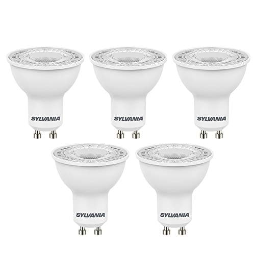 Image of Sylvania Plastic LED Lamp, Warm White, GU10, 4.5 W, Pack of 5