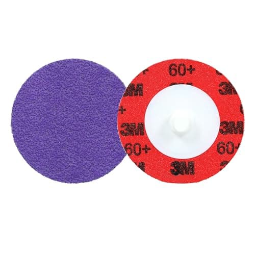 Image of 3M Cubitron 3 Roloc Durable Edge Disc 1184F, 60+ YF-weight, TR, Purple, 51 mm, 50/Carton