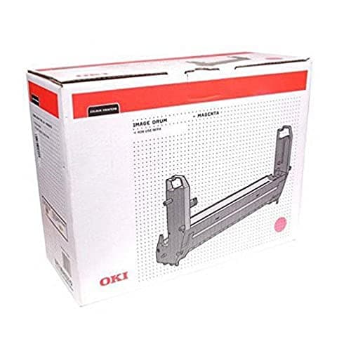 Image of Oki colour laser printer drum unit kit C6 red magenta 42126606 C5100n C5200 C5300 C5400
